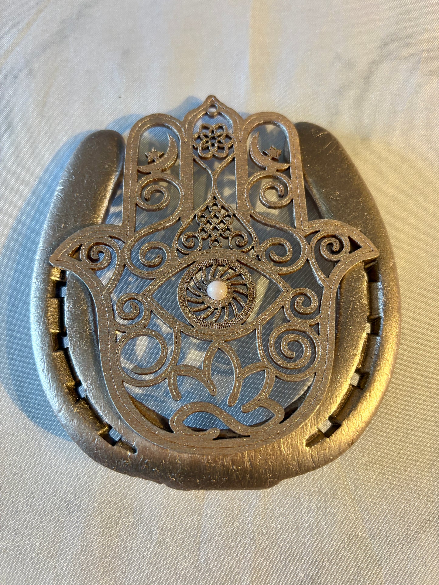 fer à cheval avec son symbole main de fatima 🪬