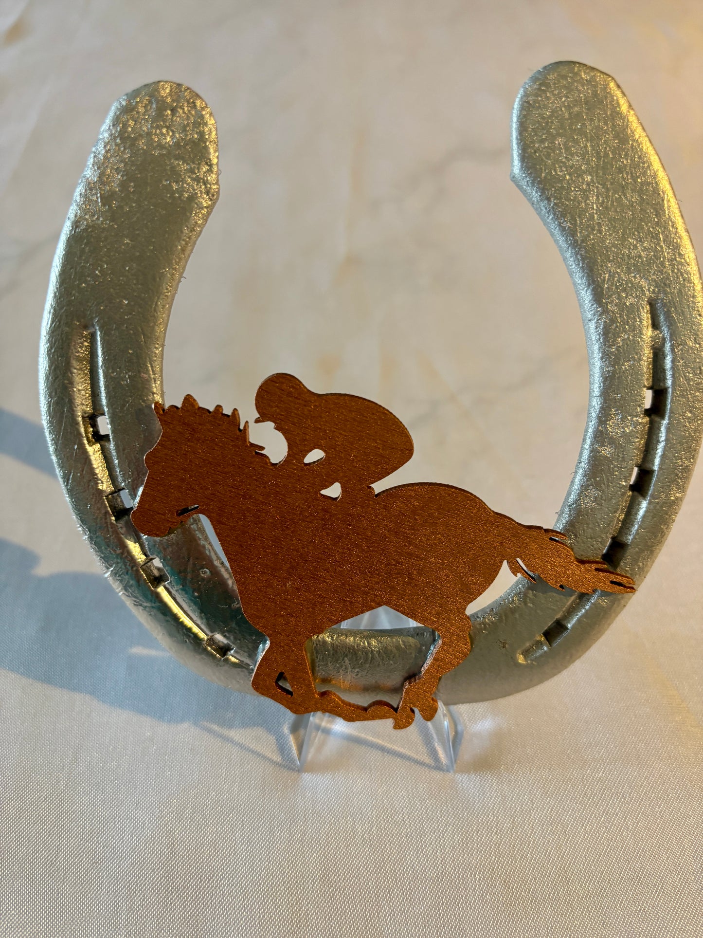 fer à cheval argent / cuivre