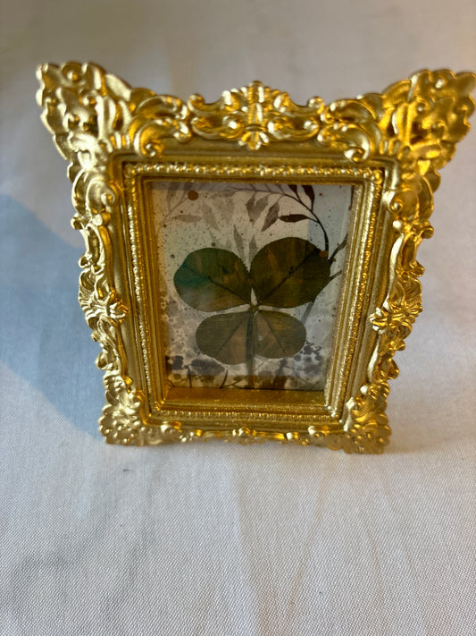 mini cadre trèfle à quatre feuilles