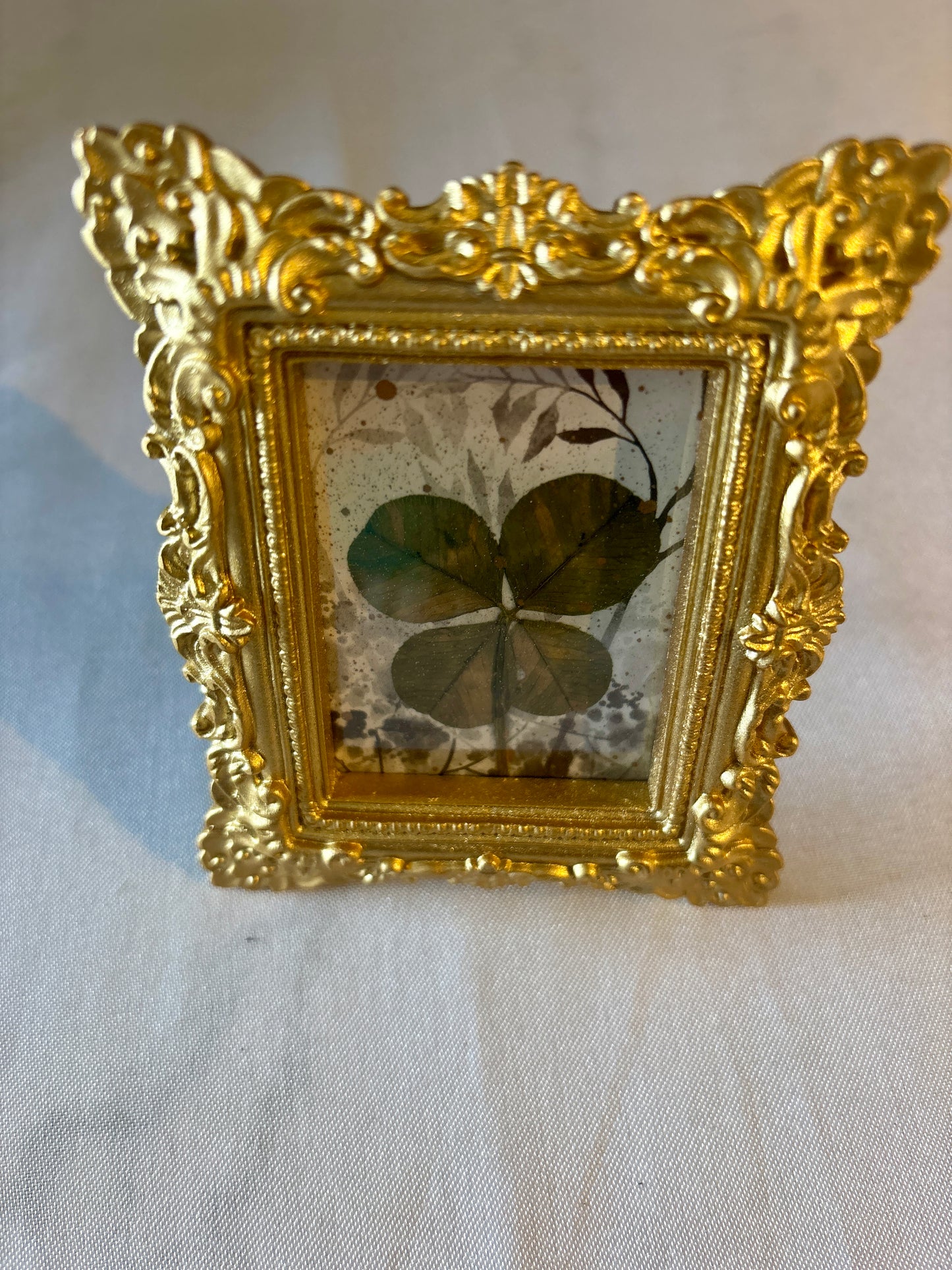 mini cadre trèfle à quatre feuilles